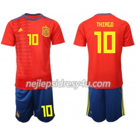 Fotbalový Dres Španělsko THIAGO 10 Dětské Domácí 2019